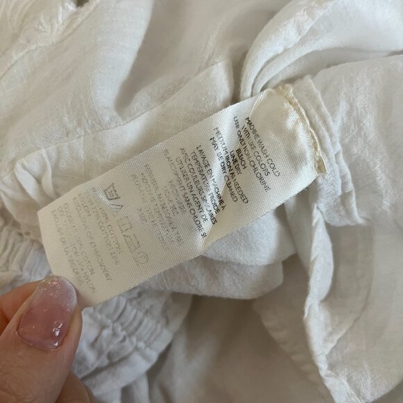 Free People White Baby Doll Top - Picture 6 of 6